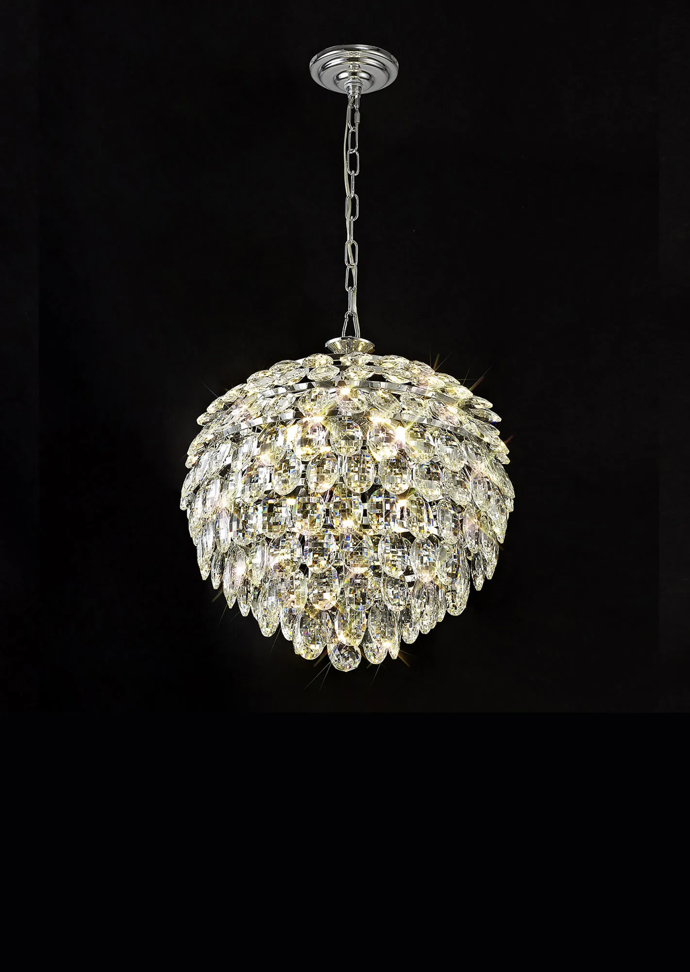 IL32801  Coniston Pendant 6 Light Polished Chrome